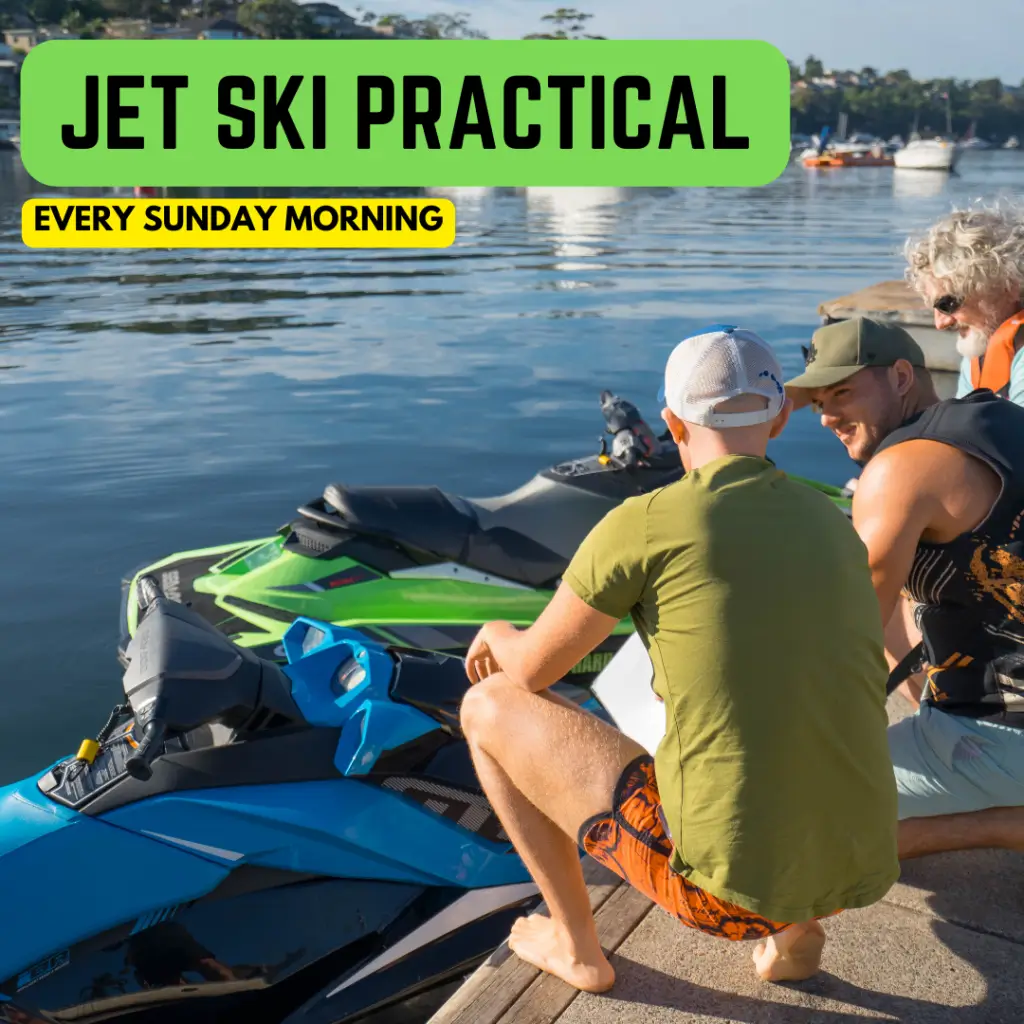 Jet ski practical